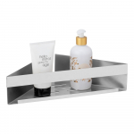 Roostevabast terasest isekandev vannitoa nurgariiul, matt h&otilde;bedane Genova - Wenko