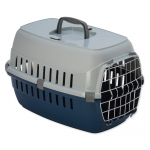 Sinine-hall lemmikloomapuur 32x48,5 cm Dog Fantasy Carrier - Plaček Pet Products