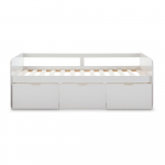 Valge lastevoodi koos panipaigaga 90x190 cm Abbott - Marckeric