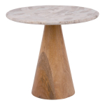 &Uuml;mmargune kohvilaud marmorplaadiga &oslash; 50 cm Force - Leitmotiv