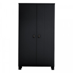 Must m&auml;nni riidekapp 111x202 cm Sidemed - WOOOD