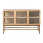 Tammepuust vitriinkapp 88x140 cm Elba - Unique Furniture