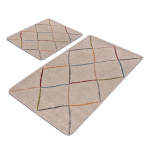 Helepruunid vannitoamatid 2 tk 60x100 cm - Mila Home