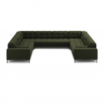 Roheline U-kujuline diivan Bali - Cosmopolitan Design