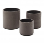 Lillepoti katted komplektis 3 tk tsement &oslash; 32 cm Sintina &ndash; Kave Home