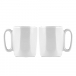 Valged kivikeraamikast espressotassid 2tk komplektis 80 ml Fuori - Vialli Design