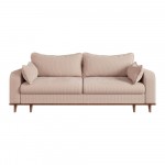 Beež velvetist diivan 220 cm Beata - Ropez