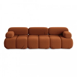 Oranž sametist moodulsofa 285 cm Lokua - Makamii