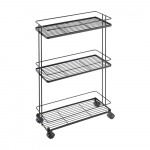 Must mobiilne riiul 38x62x16 cm Lava - Metaltex