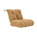 Helepruun velvetist tugitool Hooked - Karup Design