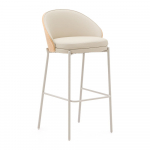 Beež baaritool (istme k&otilde;rgus 77 cm) Eamy - Kave Home