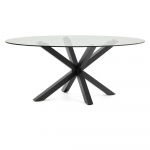 S&ouml;&ouml;gilaud klaasist pealispinnaga 100x200 cm Argo - Kave Home