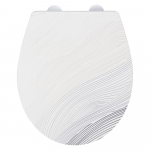 Automaatse sulgumisega prill-laud 38 x 44,5 cm Menin - Wenko