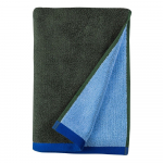 Tumerohelised/sinised orgaanilisest puuvillast froteer&auml;tikud 2tk komplektis 40x55 cm Soft - Mette Ditmer Denmark