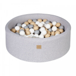 Hall velvetist pallibassein &oslash; 90x30 cm Montessori - Meowbaby