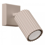 Hallikaspruun metallist kohtvalgusti 8x16 cm Gleam - Sollux