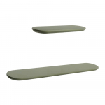 Rohelised riiulid 2tk komplektis 55 cm Arely - Kave Home