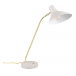 Painduva konstruktsiooniga laualamp kuldses/elevandiluust v&auml;rvitoonis (k&otilde;rgus 54 cm) Traveller - Trio