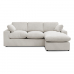 Beež velvetist nurgadiivan Belair - Bobochic Paris