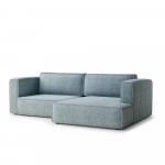 Helesinine &scaron;enillist panipaigaga nurgadiivanvoodi (parem nurk) Velto - Maison de R&ecirc;ve