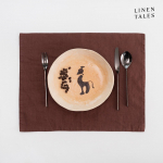 Linane laualinik 35x45 cm Chocolate - Linen Tales