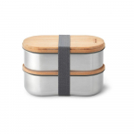 Jagatud suupistekarp 2 tk Bento - Black + Blum