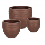 Lillepotid komplektis 3 tk &oslash; 46 cm Strips - Bizzotto