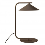Pruun metallist laualamp (k&otilde;rgus 42 cm) Nocte - Micadoni
