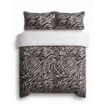 Must kaheinimese voodipesu 200x200 cm Zebra - Mijolnir