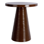 Metallist &uuml;mmargune abilaud &oslash; 40 cm Catania Ribbed - Leitmotiv