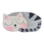 Roosa/hall pestav lastevaip 60x100 cm Cat - Mila Home