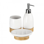 Valge vannitoatarvikute komplekt Earth - Premier Housewares