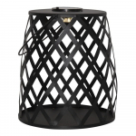 Must LED-latern, k&otilde;rgus 28 cm Calabria - Star Trading