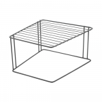 Must lisariiul k&ouml;&ouml;gikappi Lava Boxe - Metaltex