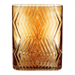 Oranžist klaasist vaas Deco, k&otilde;rgus 18 cm - H&uuml;bsch