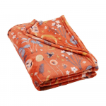 Oranž mikropl&uuml;&uuml;sist tekk 130x170 cm Enchanted Twilight Animals - Catherine Lansfield