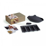 Silikoonist baguette'i/leiva k&uuml;psetusvormid 3tk komplektis Essential &ndash; L&eacute;ku&eacute;