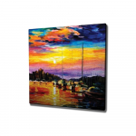 Seinareproduktsioon l&otilde;uendil , 45 x 45 cm Leonid Afremov - Wallity