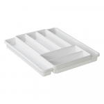 Valge plastikust sahtlile 39,7 x 34 cm Domino - Rotho