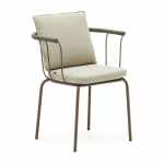 Roheline ja beež metallist aiatool Salguer - Kave Home