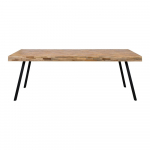 Tiikpuidust s&ouml;&ouml;gilaud 100x220 cm Suri - White Label