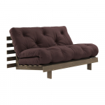 Tumepruun diivanvoodi 160 cm Roots - Karup Design