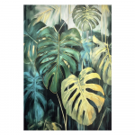 K&auml;sitsi maalitud elementidega maal 70x100 cm Monstera - Styler
