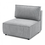 Helehall velvetist diivanimoodul, keskosa Nihad modular - Bobochic Paris