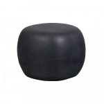 Must &uuml;mmargune diivanilaud &oslash; 50 cm Pebble - vtwonen