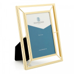 Kuldne metallist seisev/seinaraam 10x15 cm Prisma - Zilverstad