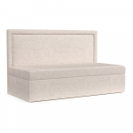 Beež polsterdatud &uuml;heinimesevoodi 80x200 cm Scala - Maison de R&ecirc;ve