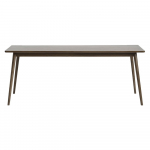 Pruun kokkupandav tammespooniga s&ouml;&ouml;gilaud 190x90 cm Barrali - Unique Furniture