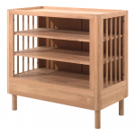 Tammepuidust lastekapp koos naturaalset v&auml;rvi riietuslauaga 100x95x55 cm Forrest - Vipack