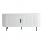 Valge l&uuml;kandustega kummut 180x76x45 cm Nola - Unique Furniture
